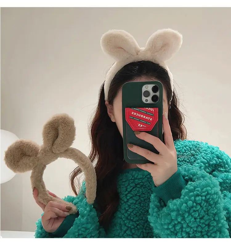 Plush Rabbit Ears Headband for Girls — feature 8