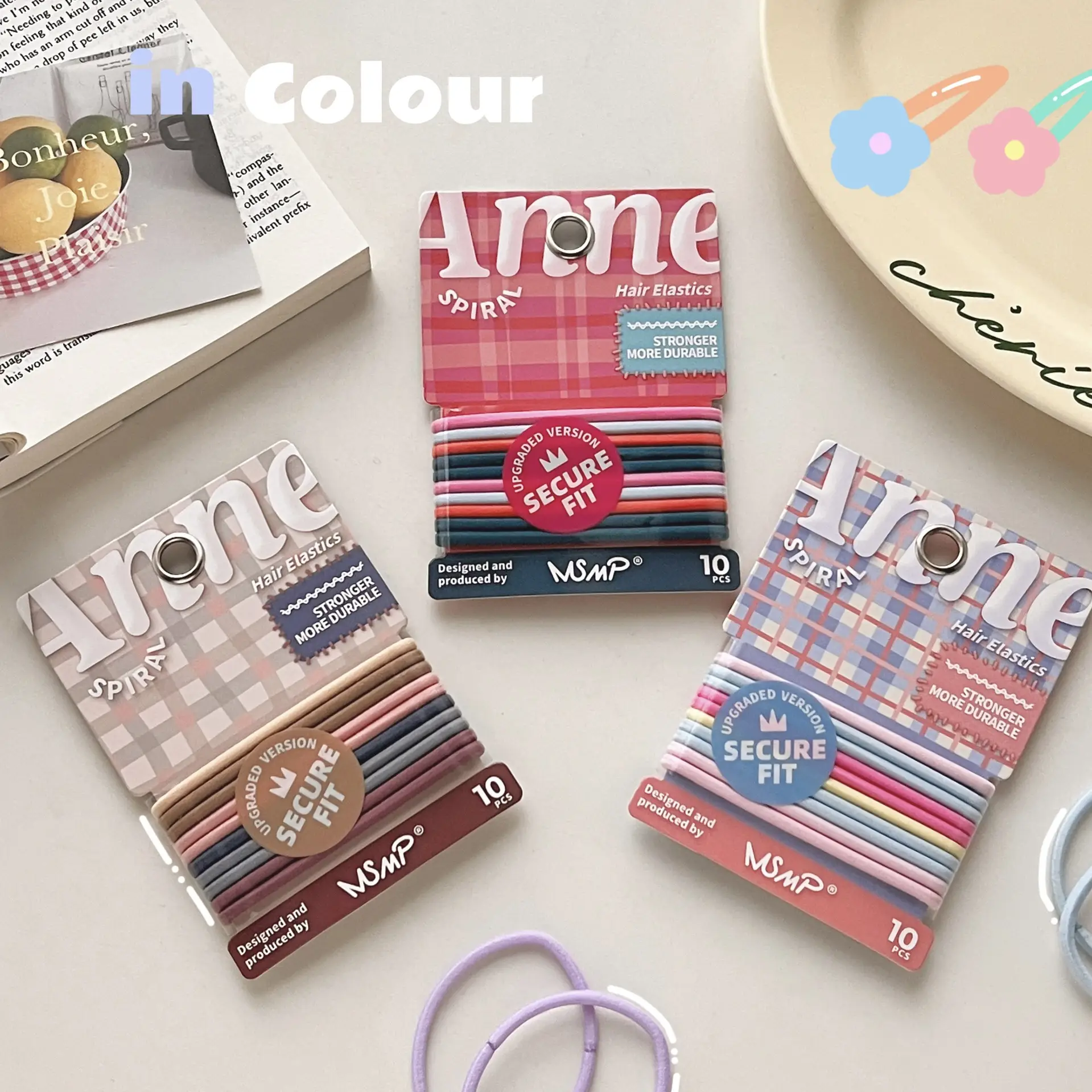 Simple High Elastic Rubber Tendon Hair Ring Macaron Series — feature 42
