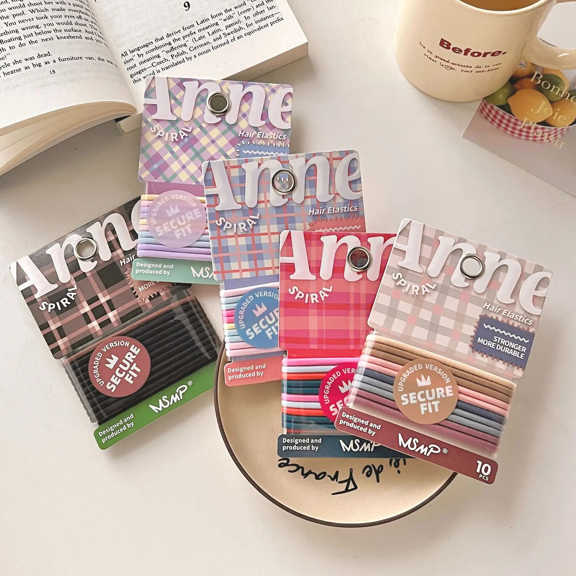 Simple High Elastic Rubber Tendon Hair Ring Macaron Series — feature 45