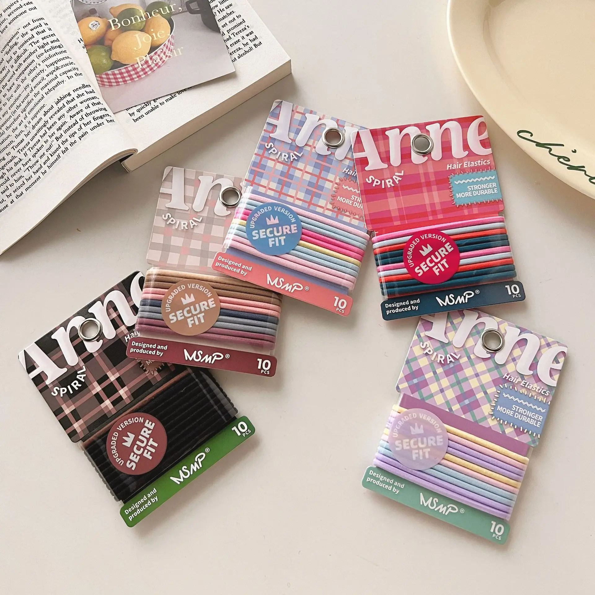 Simple High Elastic Rubber Tendon Hair Ring Macaron Series — feature 46