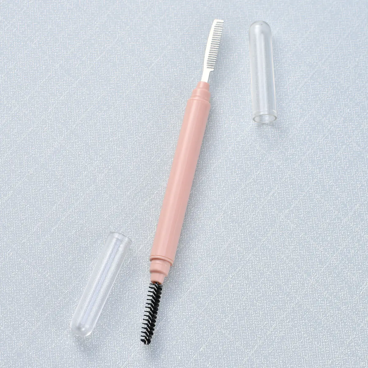 Stainless Steel Mascara Eyelash Comb with Cover - Image 3