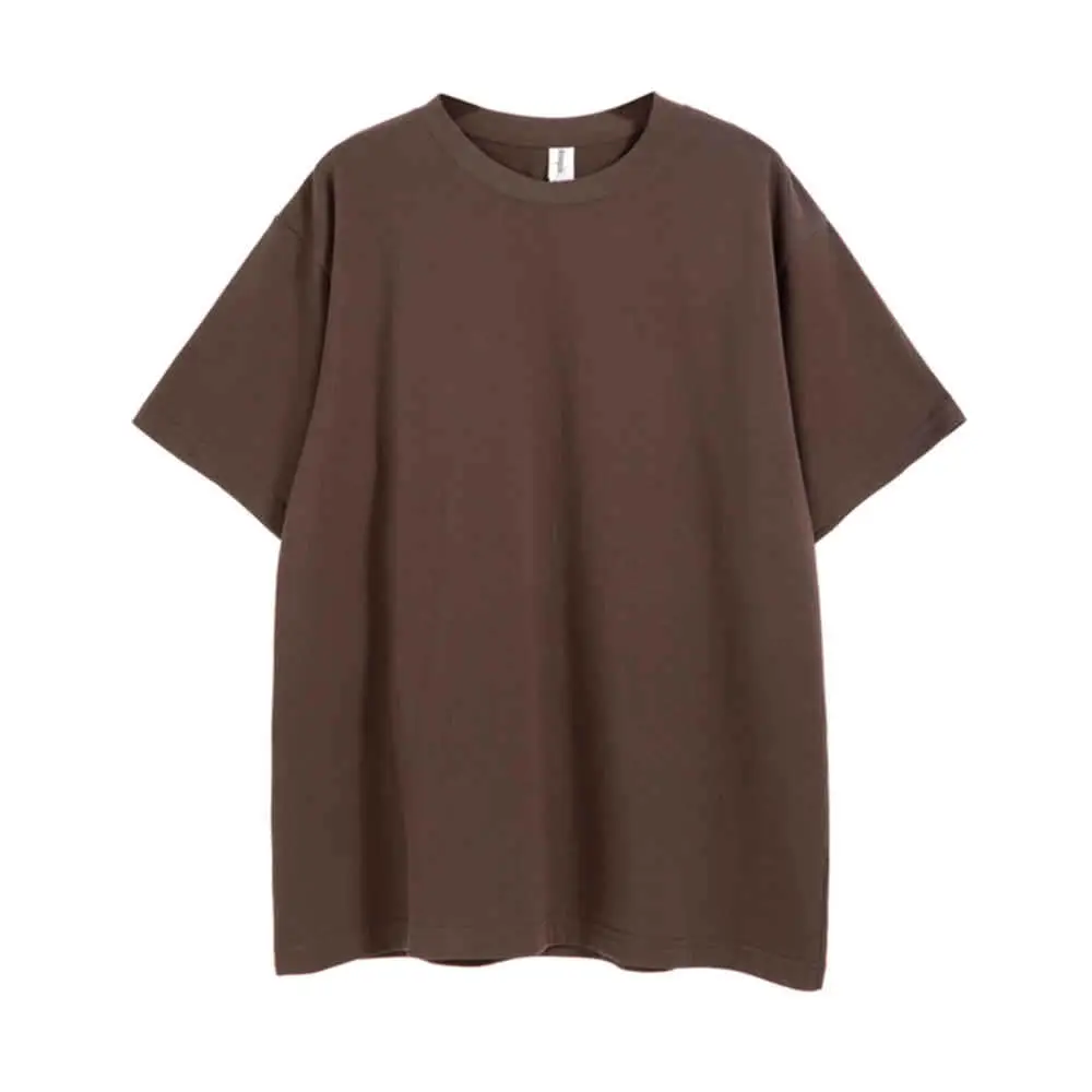 Off-Shoulder Loose T-Shirt Men Navy Blue - Image 18