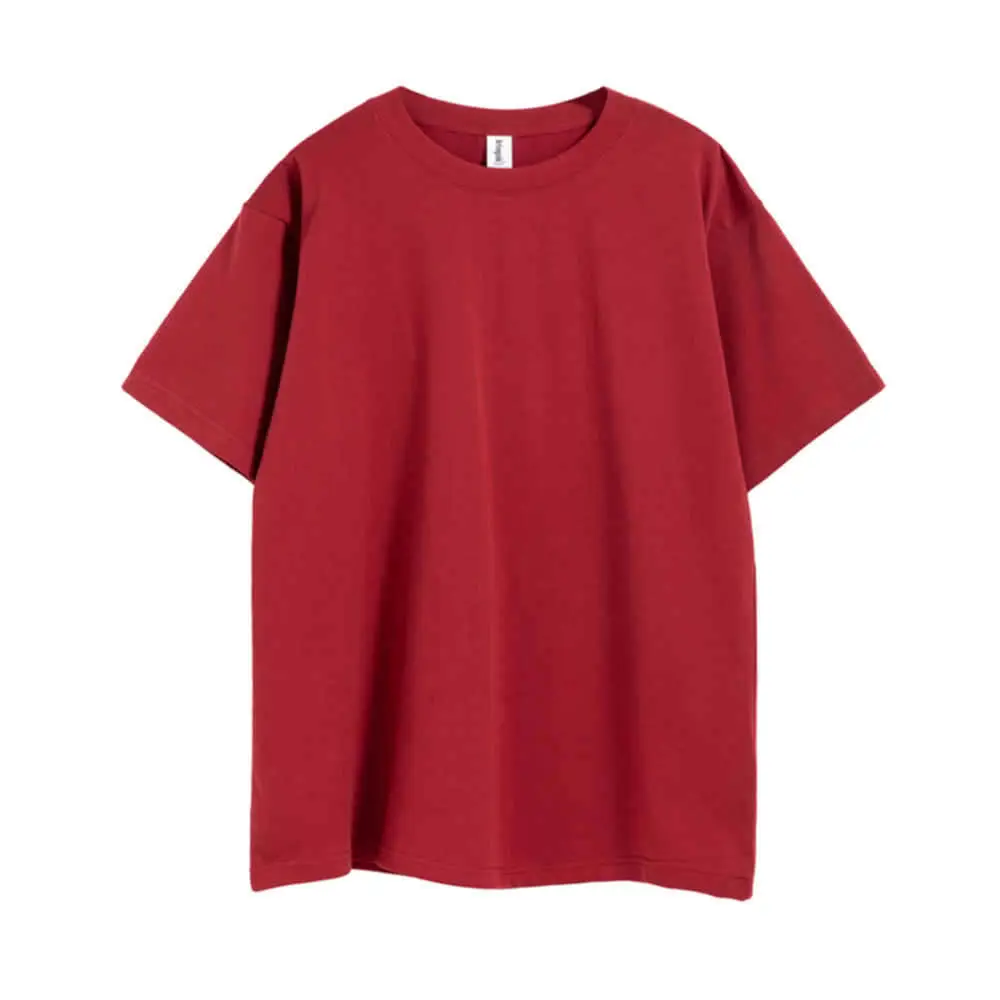 Off-Shoulder Loose T-Shirt Men Navy Blue - Image 9