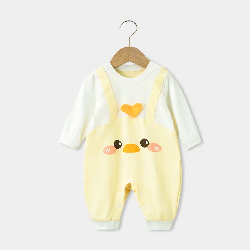 Pure Cotton Baby Jumpsuit Soft Pink Hippie Style - Image 2