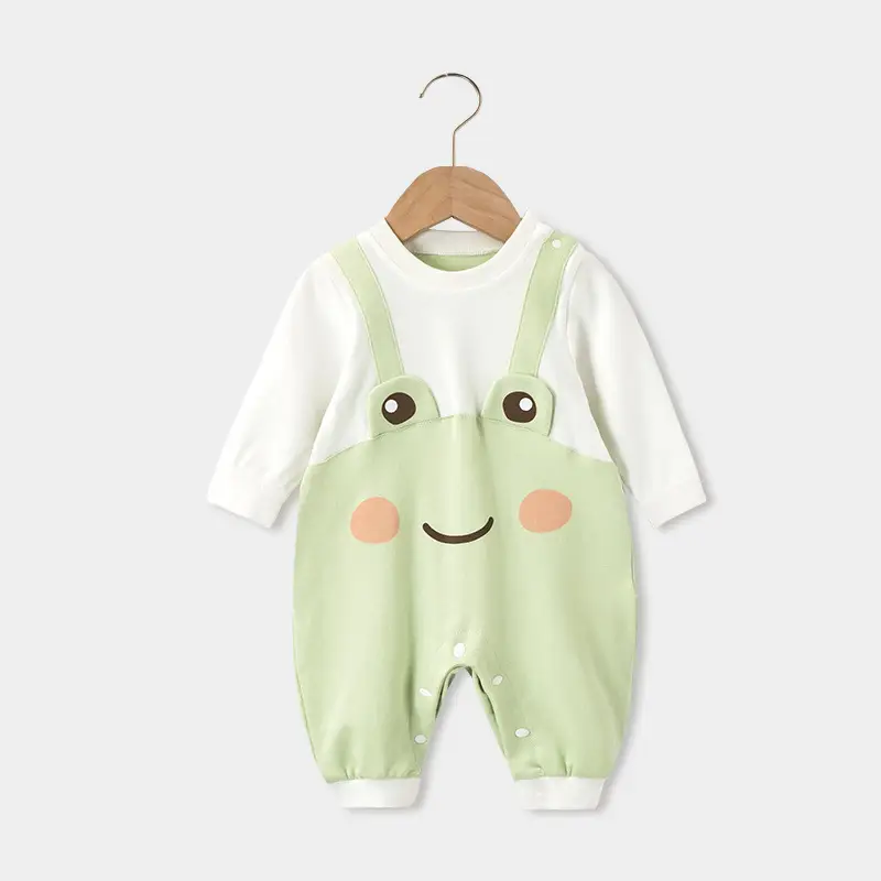 Pure Cotton Baby Jumpsuit Soft Pink Hippie Style - Image 3
