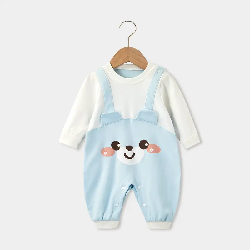 Pure Cotton Baby Jumpsuit Soft Pink Hippie Style - Image 4