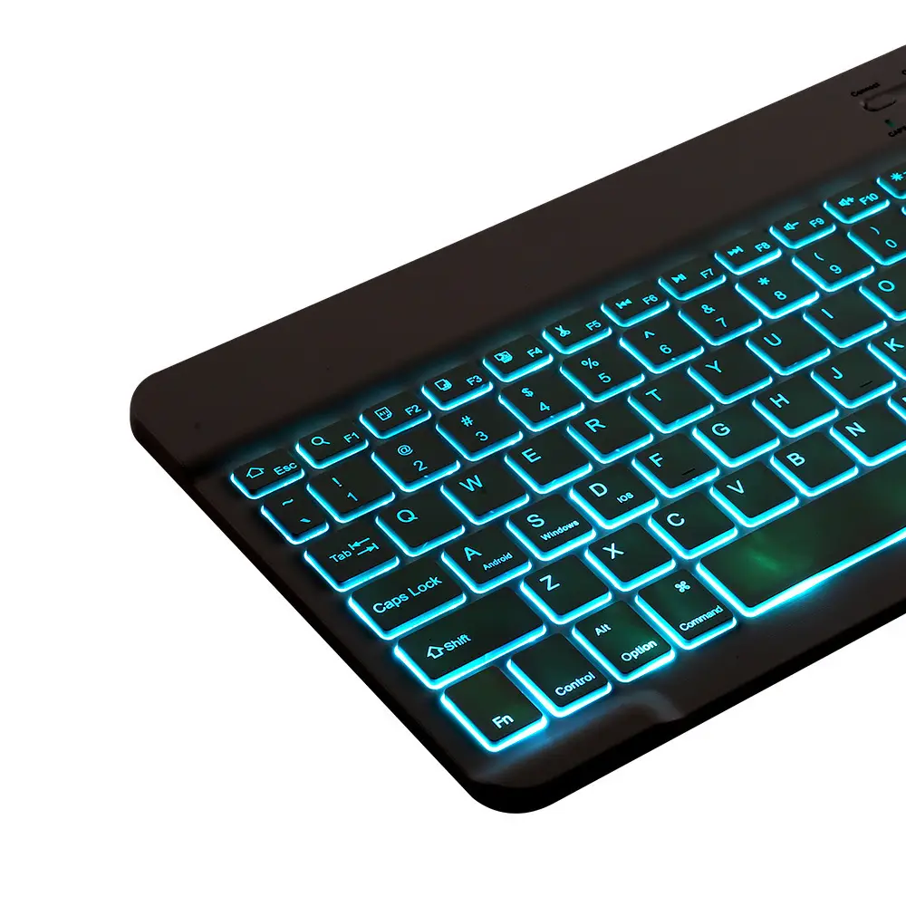 Wireless Bluetooth Keyboard Set for Android Apple, Beige, Backlit, Universal - Image 14
