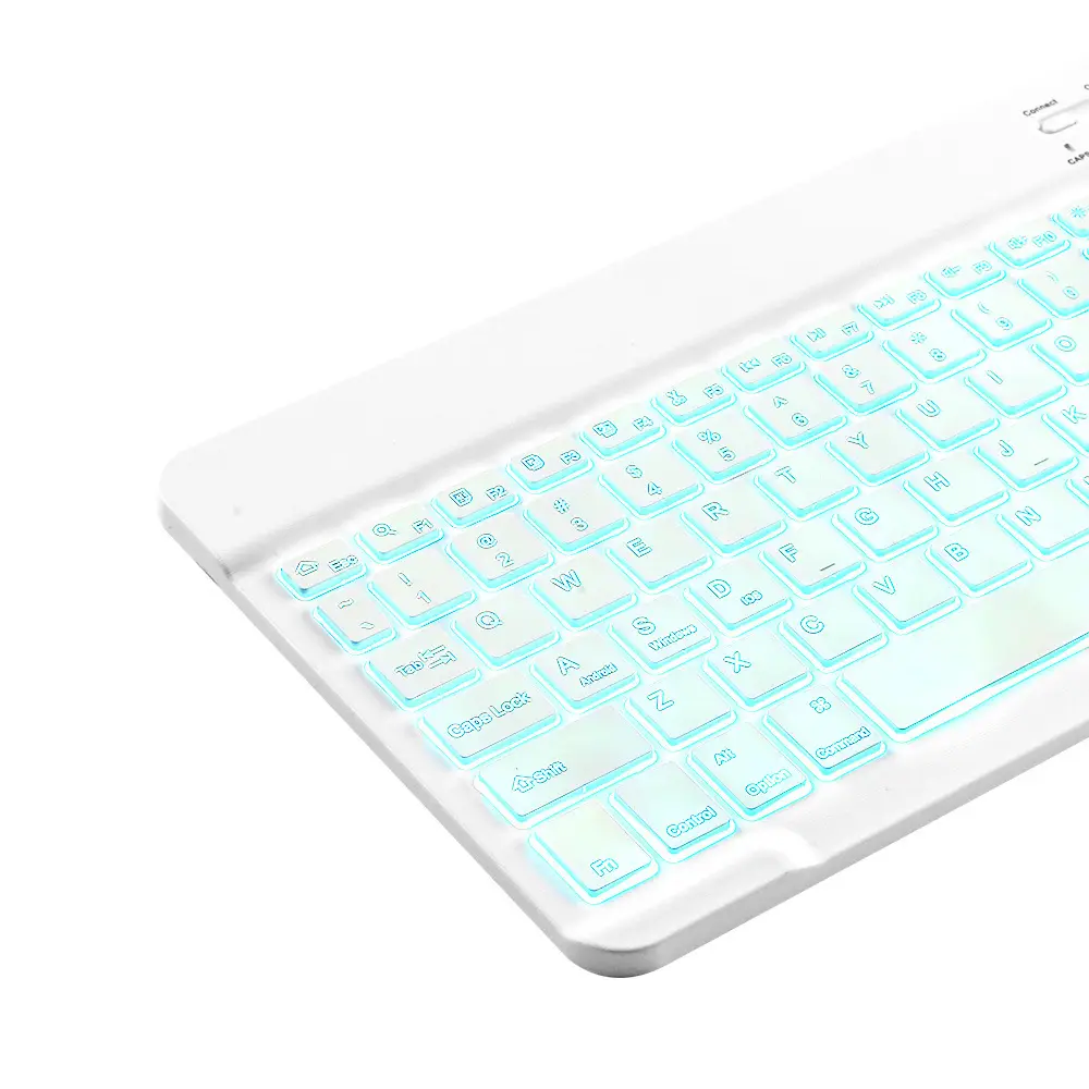Wireless Bluetooth Keyboard Set for Android Apple, Beige, Backlit, Universal - Image 15