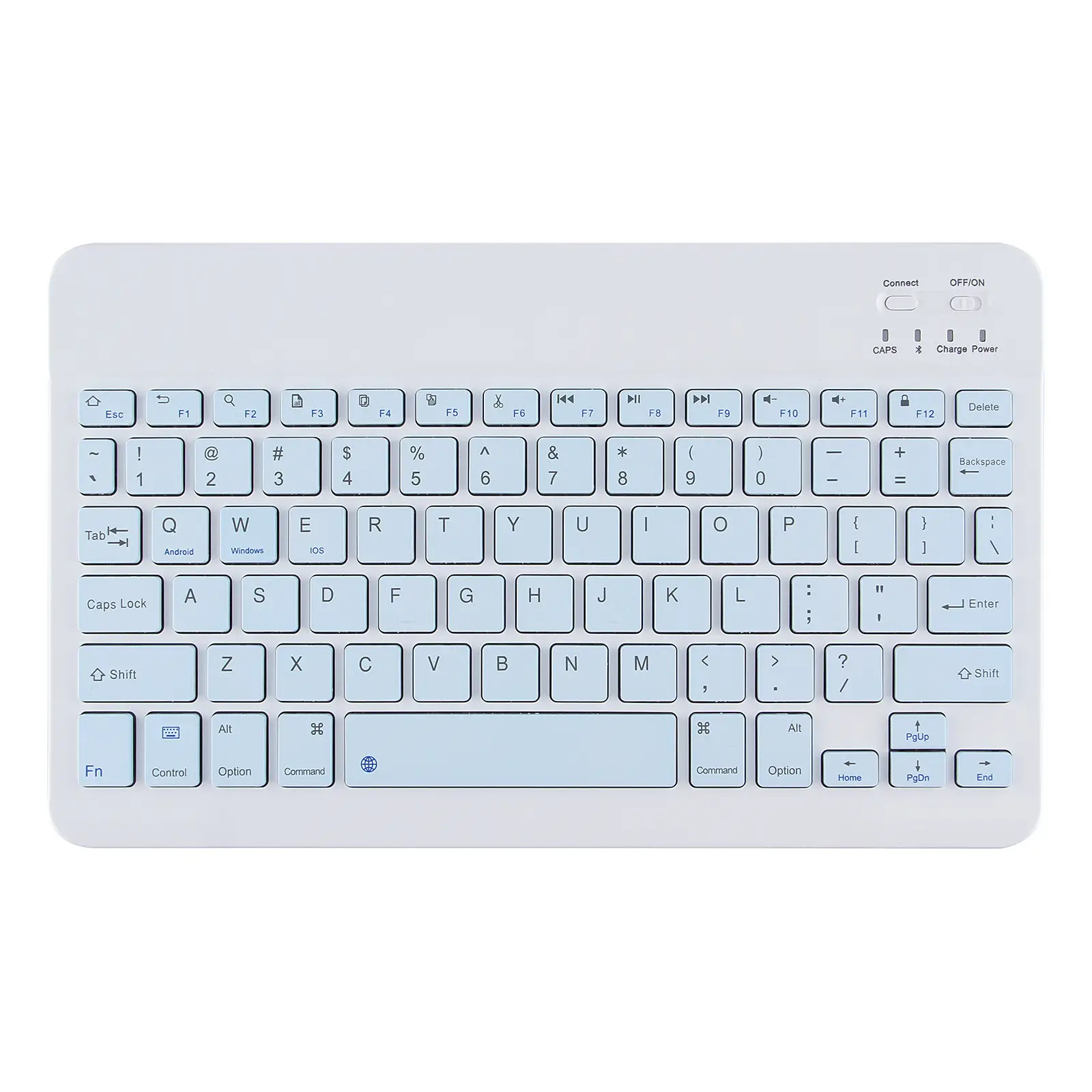 Wireless Bluetooth Keyboard Set for Android Apple, Beige, Backlit, Universal - Image 26