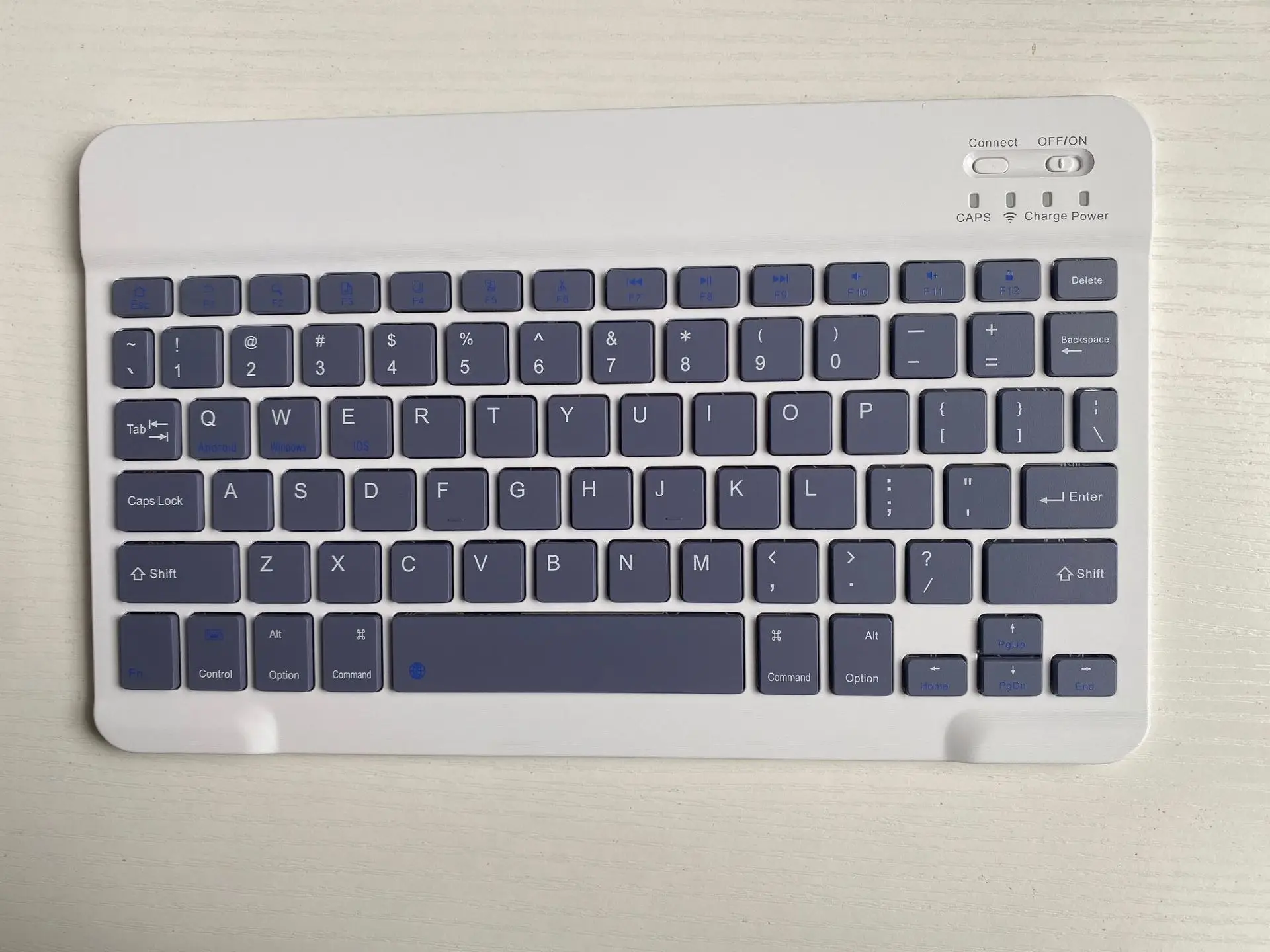 Wireless Bluetooth Keyboard Set for Android Apple, Beige, Backlit, Universal - Image 27