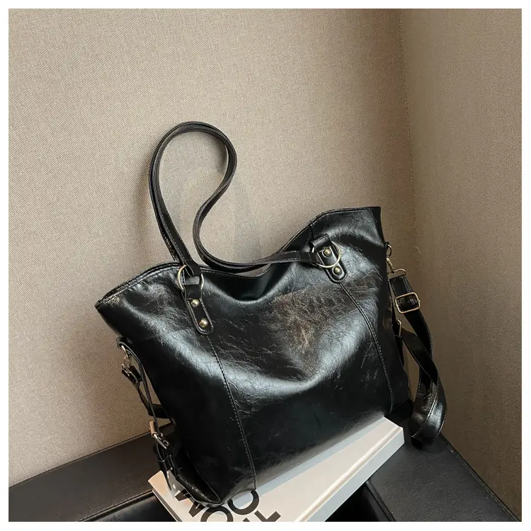 Brown Leather Tote Bag for Women 2022 New Size — feature 23