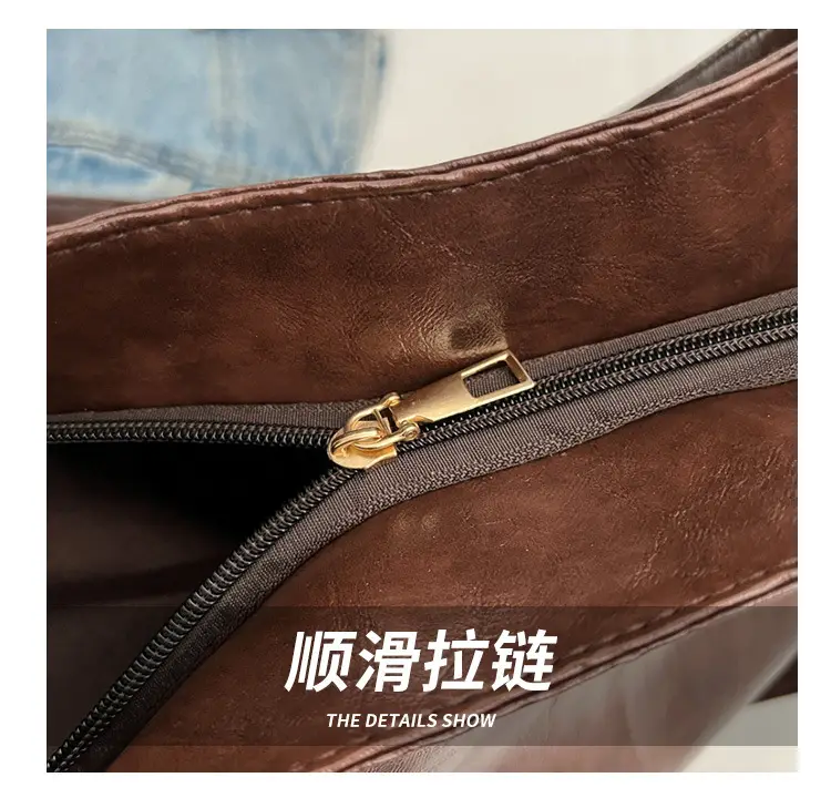 Brown Leather Tote Bag for Women 2022 New Size — feature 4