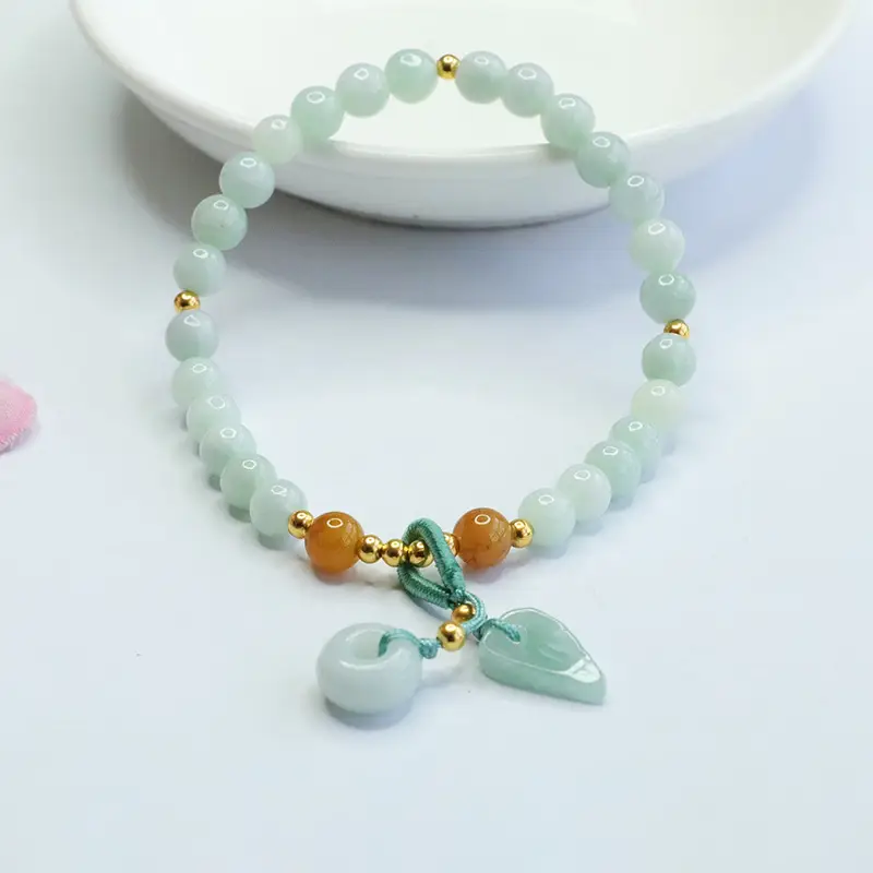 Guan Yu Jade Bracelet Peace Ring Natural Grade — feature 4