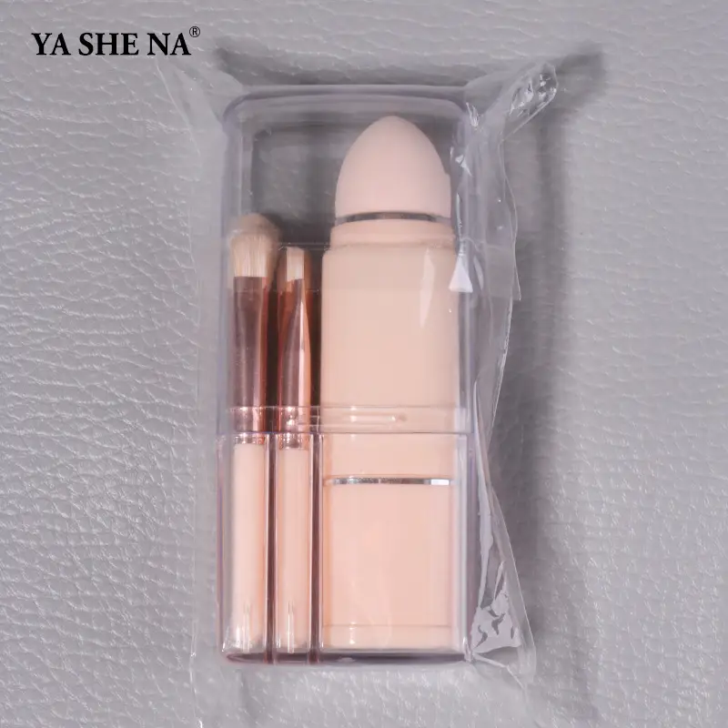 Yasna 8-in-1 Mini Makeup Brush Set for Blush & Eye Details