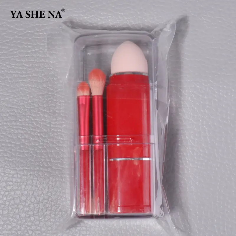 Yasna 8-in-1 Mini Makeup Brush Set for Blush & Eye Details - Image 2