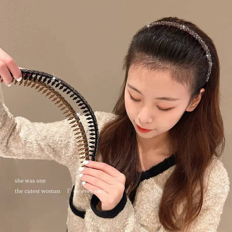 Acrylic Toothed Hair Hoop for Women 2022