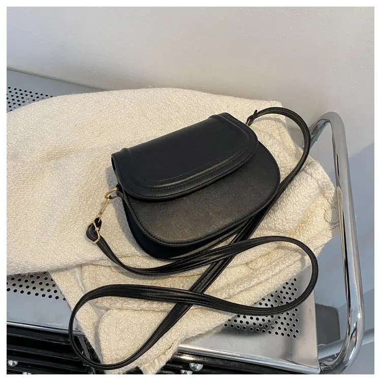 Women's Brown One-shoulder Crossbody Bag Winter 2022 - Image 2
