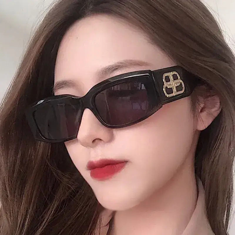 European American Big B Word Thick Frame Sunglasses - Image 7