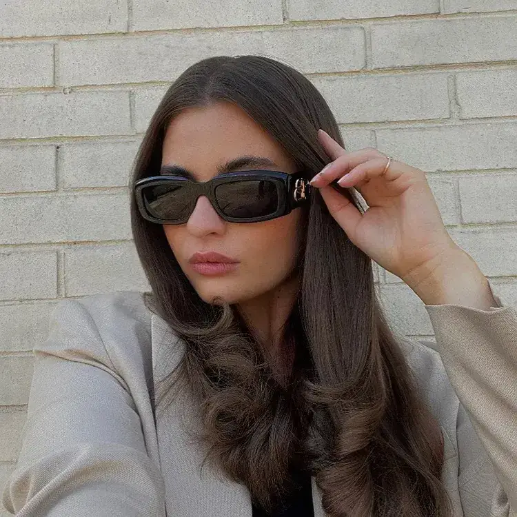 European American Big B Word Thick Frame Sunglasses - Image 8