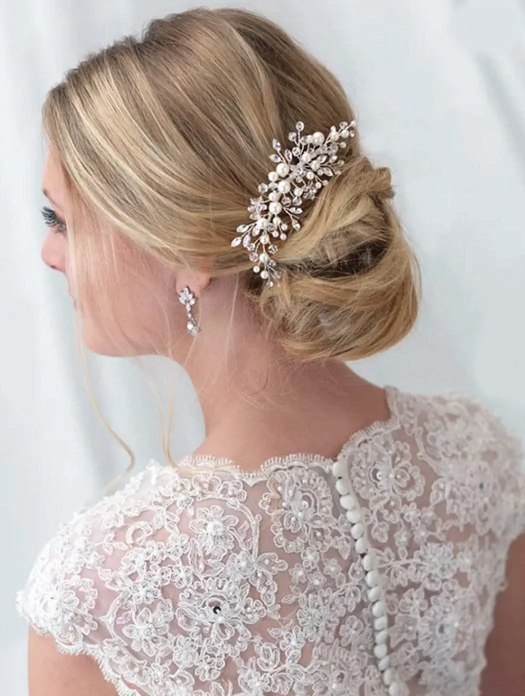 2022 New Pearl Hair Comb White Crystal Hair Accessory for Banquet Updo Bride Hairpin Wholesale Celebrity Style — feature 11