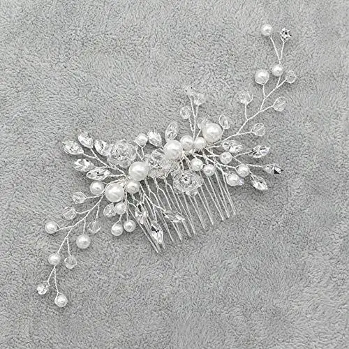 2022 New Pearl Hair Comb White Crystal Hair Accessory for Banquet Updo Bride Hairpin Wholesale Celebrity Style — feature 5
