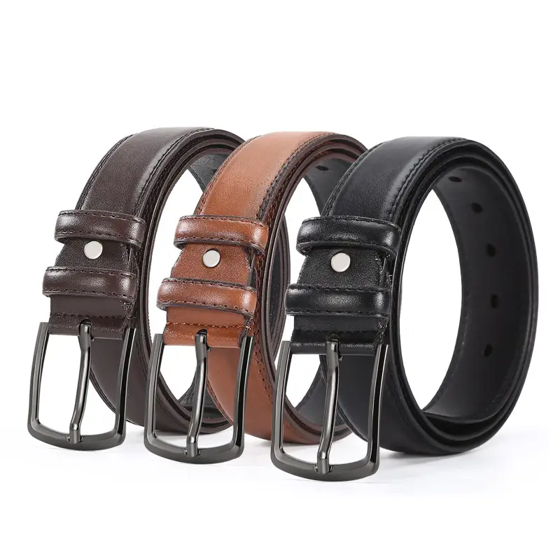 New Men's Black Alloy Belt All Season - Image 4