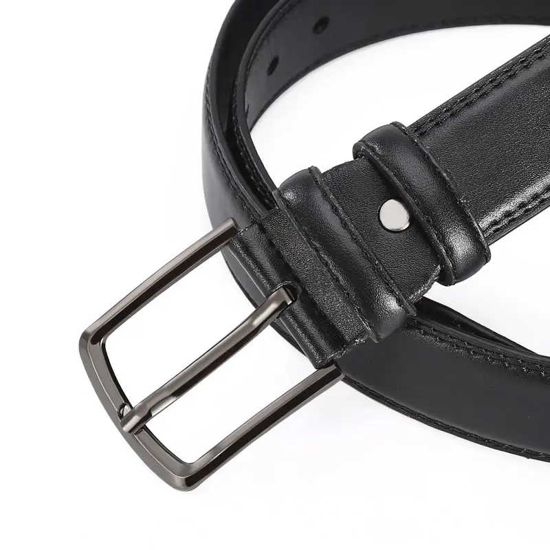 New Men's Black Alloy Belt All Season - Image 6