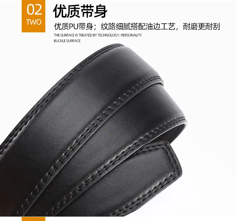 New Men's Black Alloy Belt All Season β feature 6