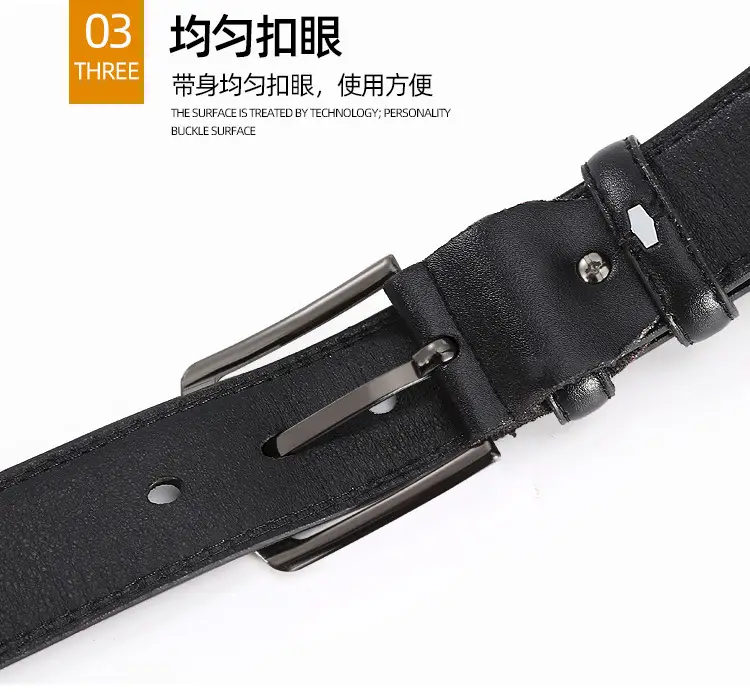 New Men's Black Alloy Belt All Season β feature 7