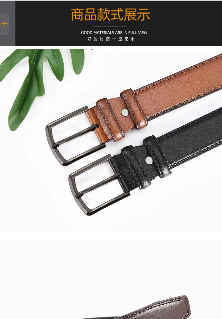 New Men's Black Alloy Belt All Season β feature 8