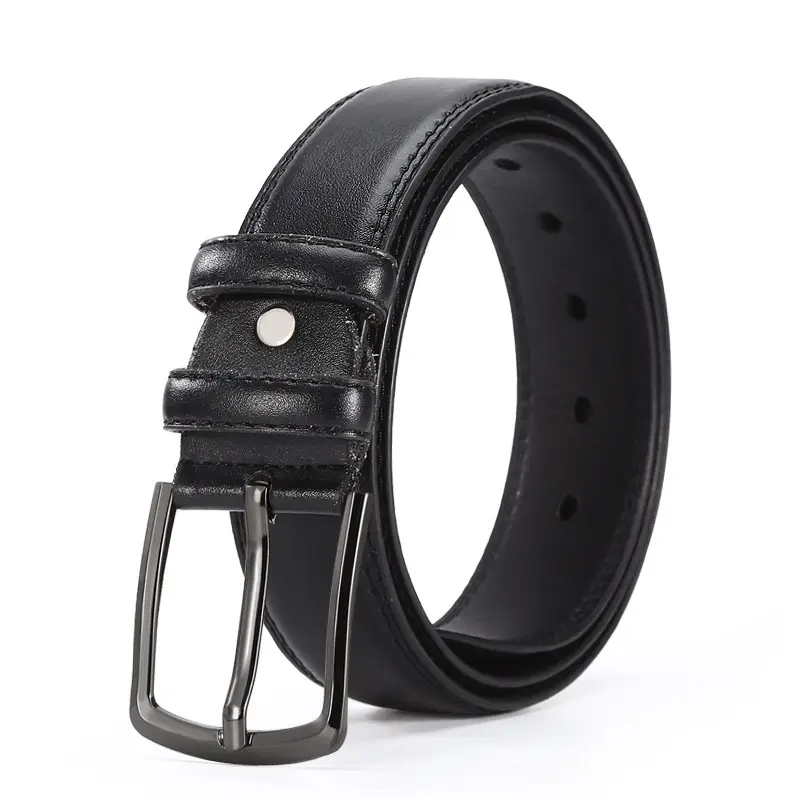 New Men's Black Alloy Belt All Season - Image 1