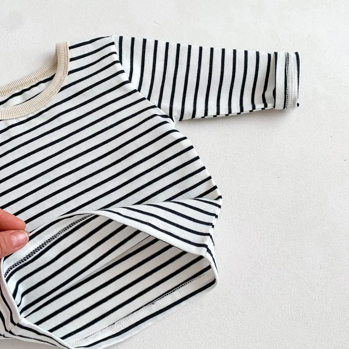 Baby Cotton Striped T-Shirt Boys Autumn Spring — feature 33