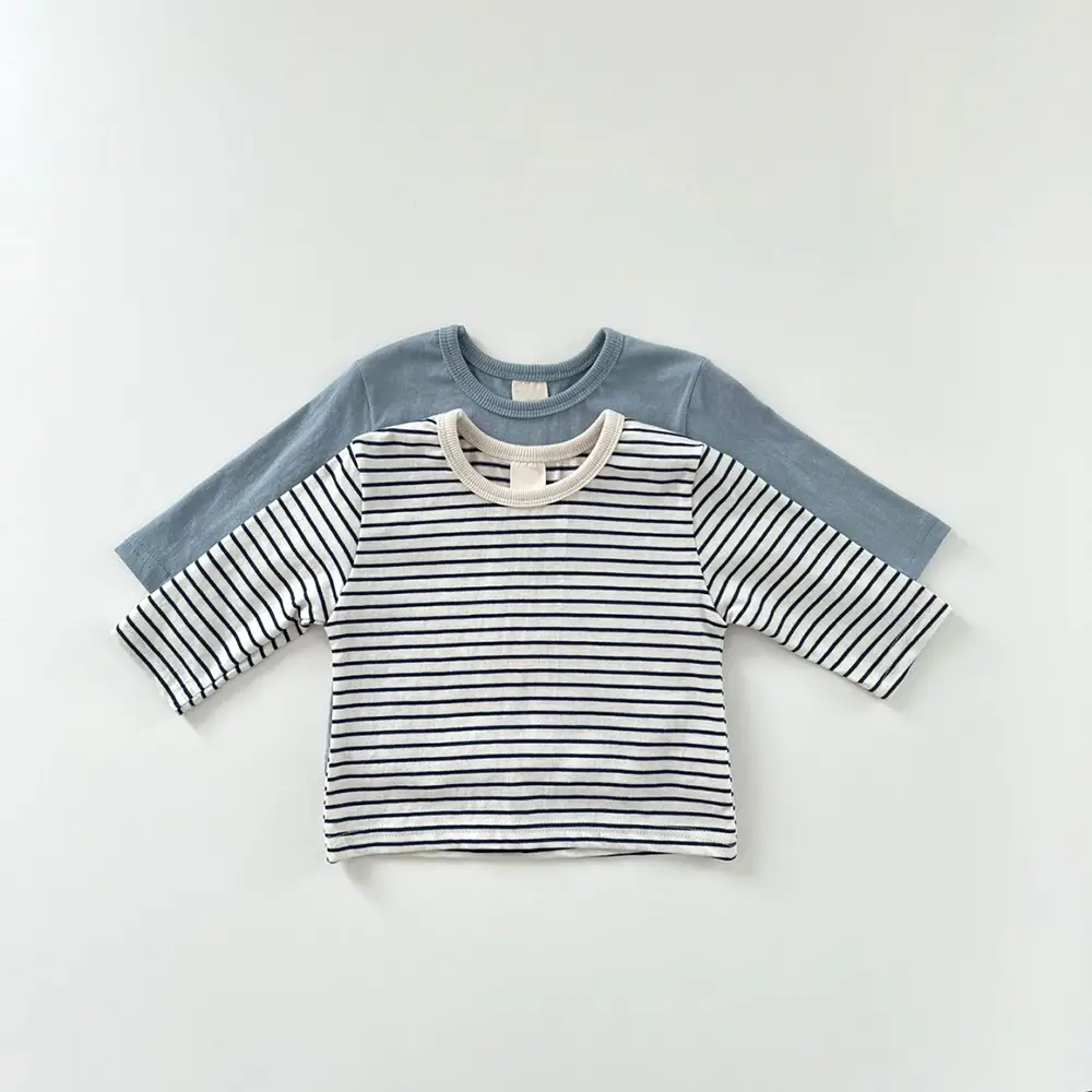 Baby Cotton Striped T-Shirt Boys Autumn Spring — feature 79