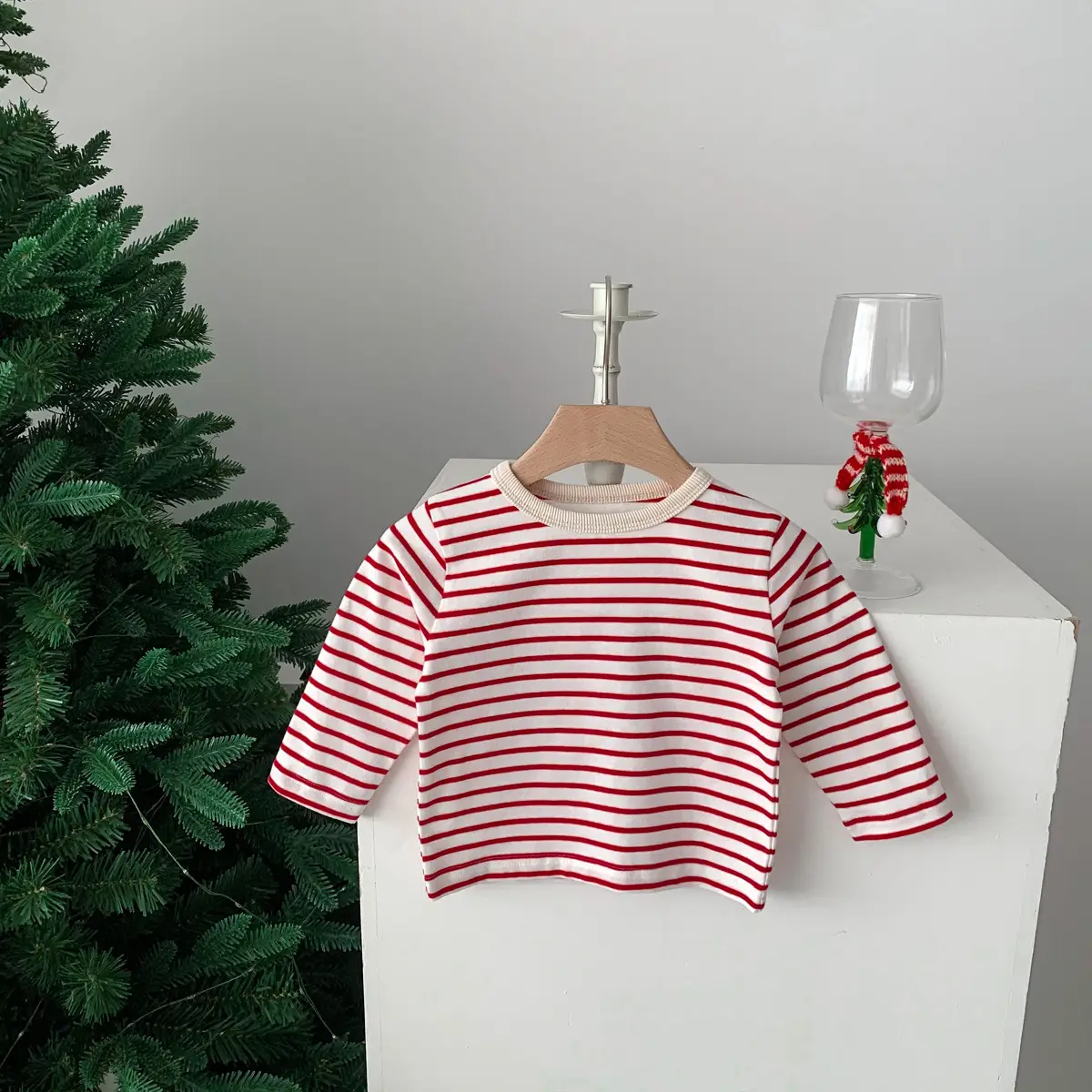 Baby Cotton Striped T-Shirt Boys Autumn Spring