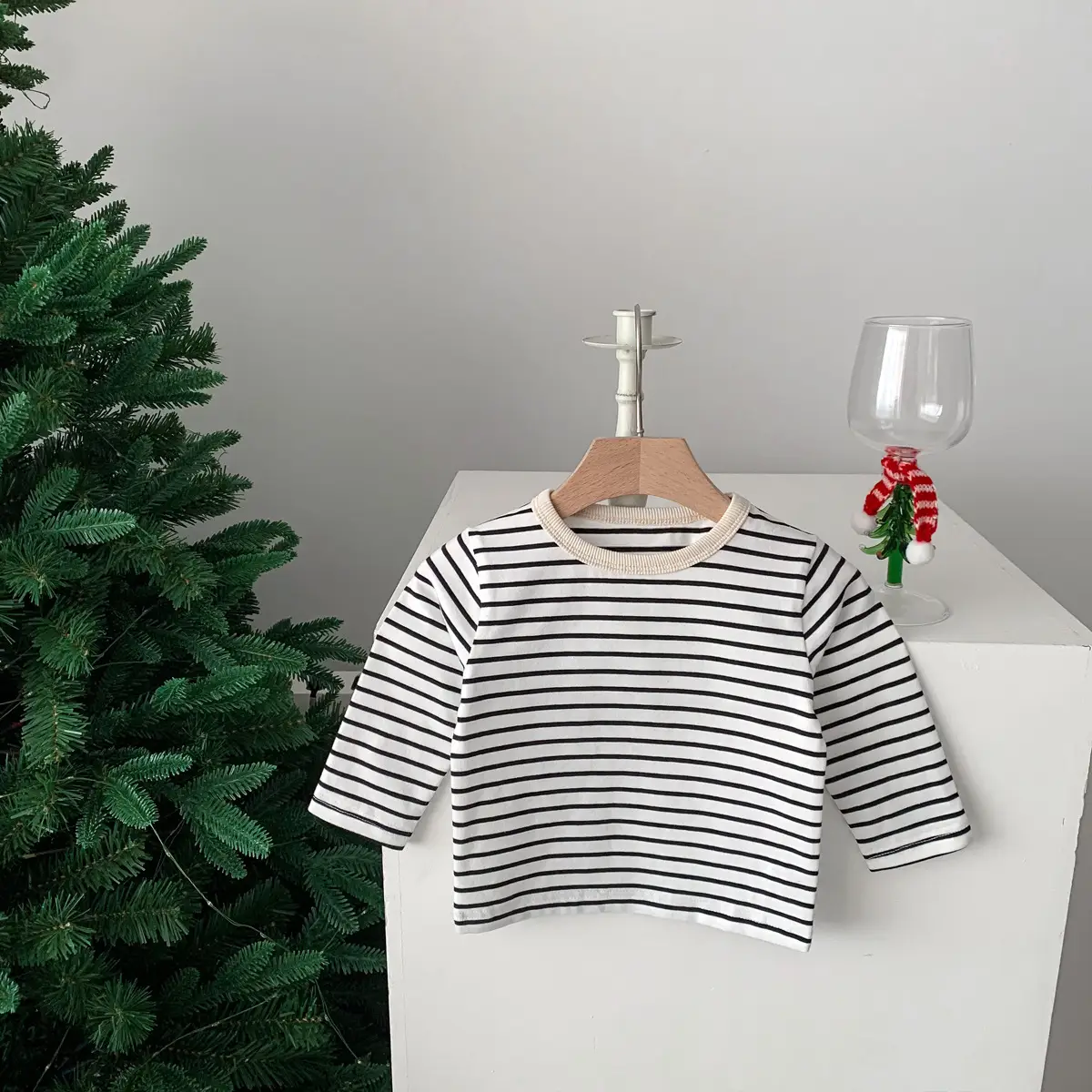 Baby Cotton Striped T-Shirt Boys Autumn Spring