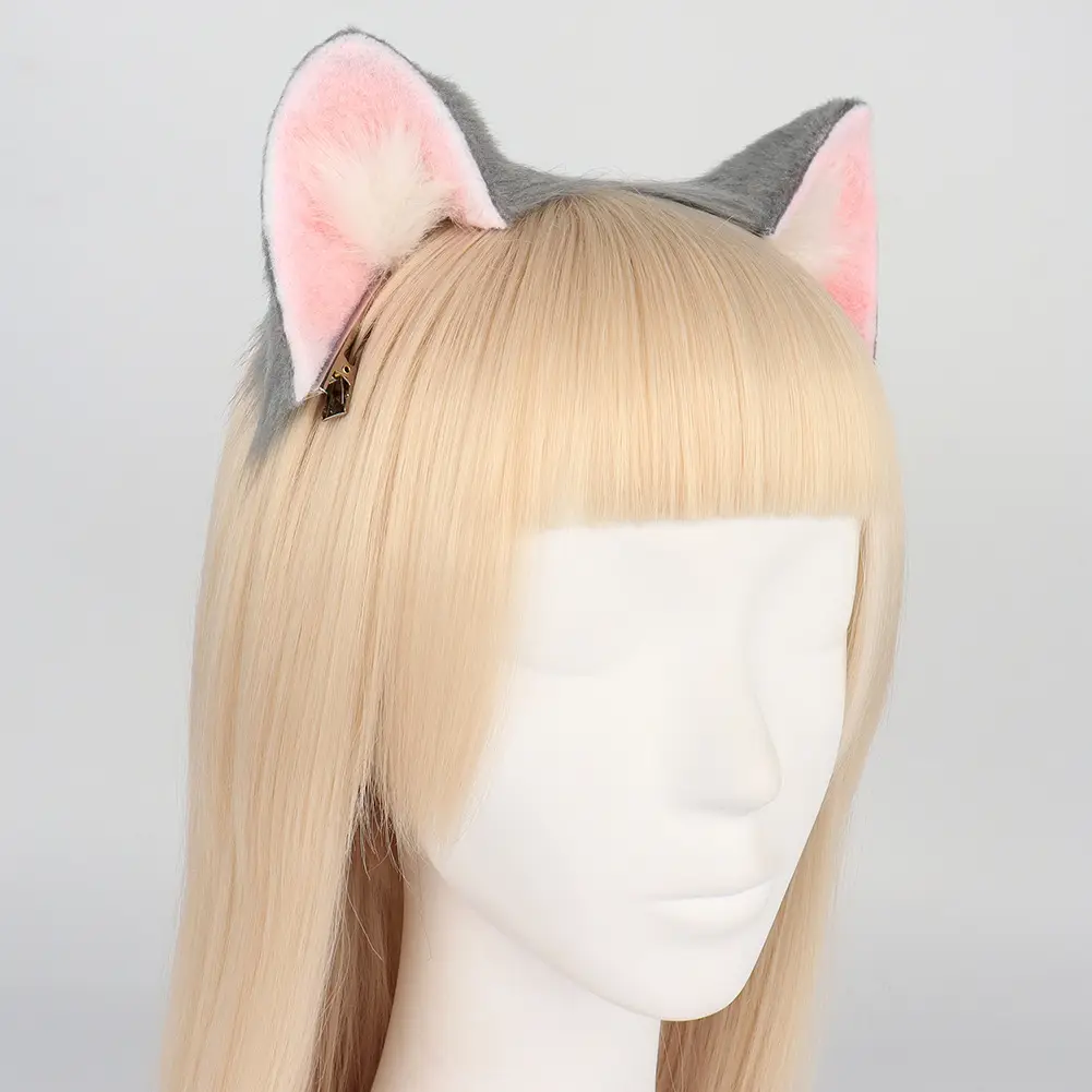 Cat Ear Hairpin Lolita Artificial Cat Ears - Image 3
