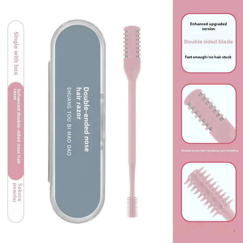 Double-Sided Nose Hair Knife with Soft Rotating Head - Image 10