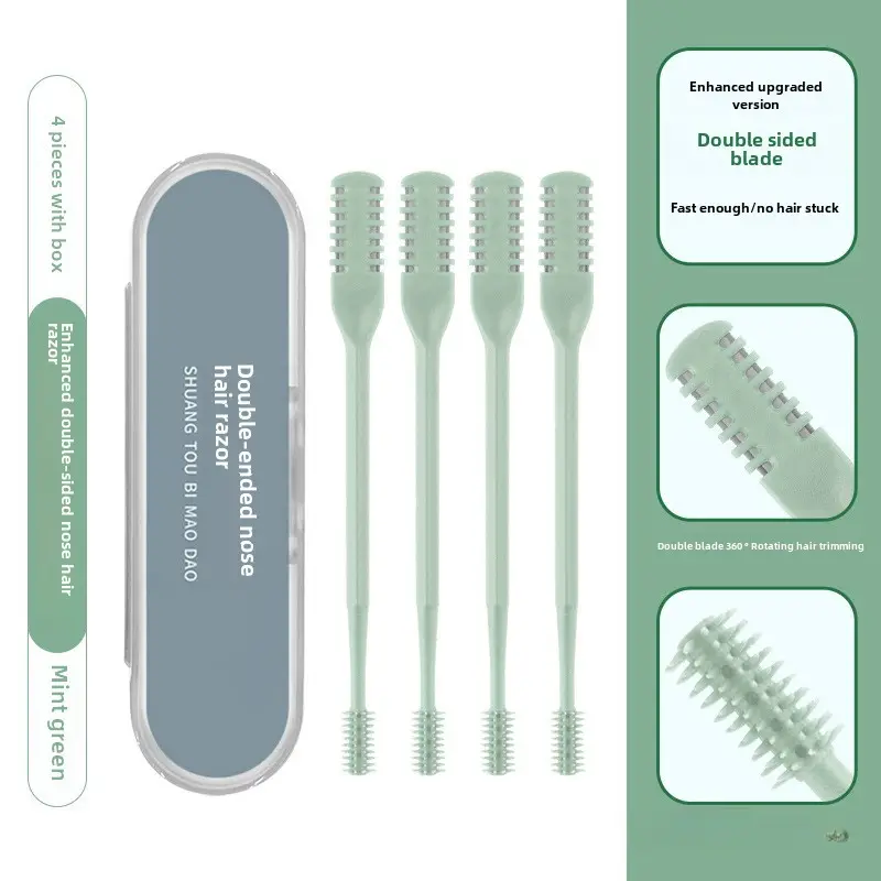 Double-Sided Nose Hair Knife with Soft Rotating Head - Image 21