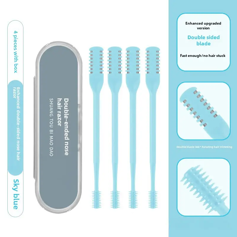 Double-Sided Nose Hair Knife with Soft Rotating Head - Image 24