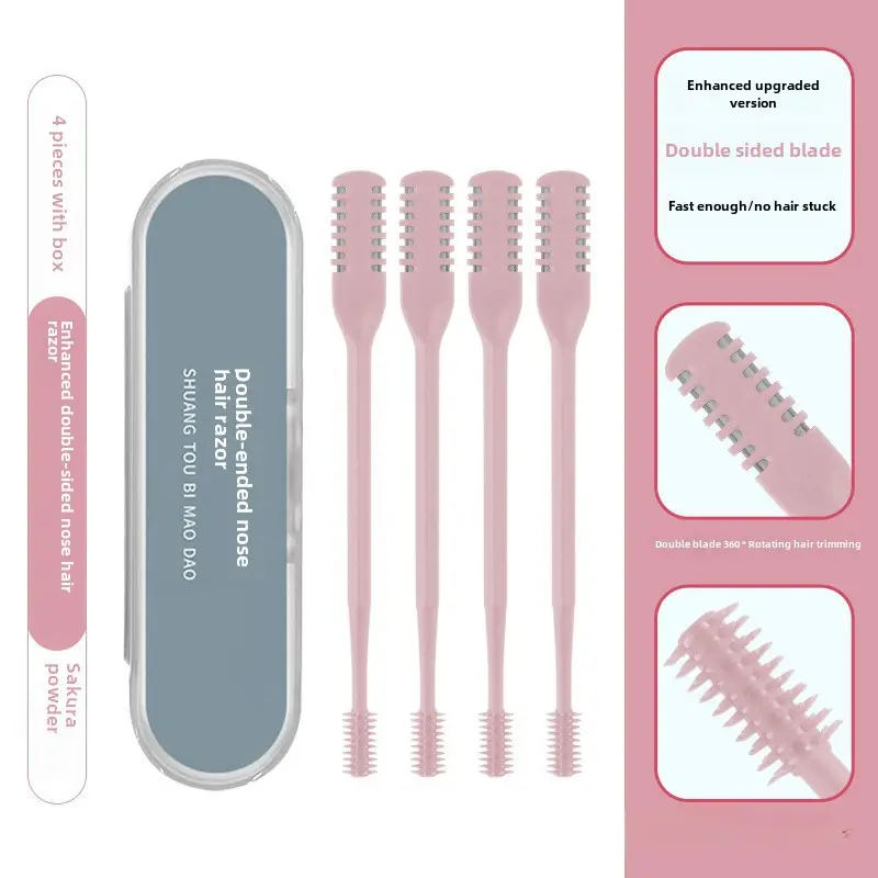 Double-Sided Nose Hair Knife with Soft Rotating Head - Image 25