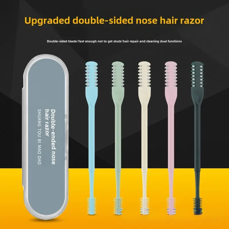 Double-Sided Nose Hair Knife with Soft Rotating Head - Image 26