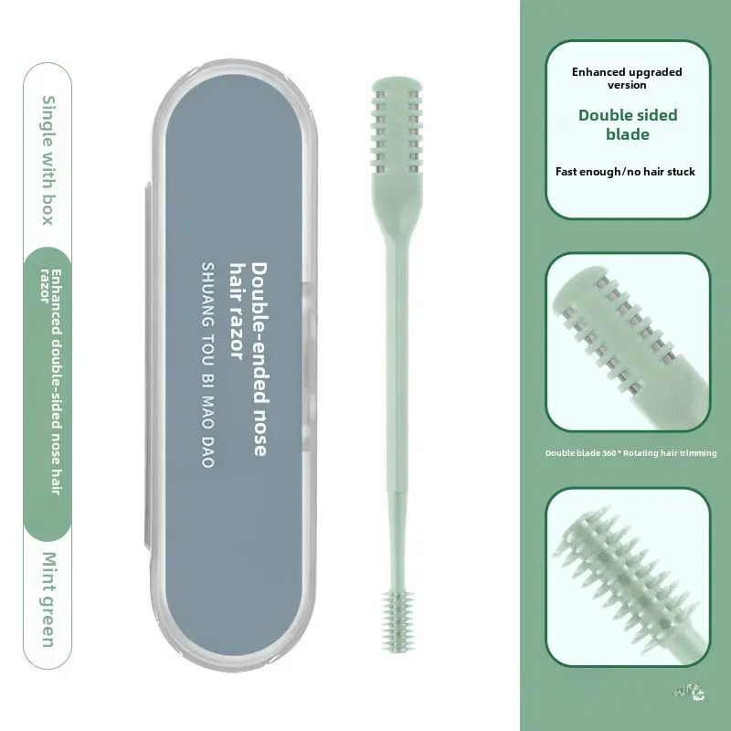 Double-Sided Nose Hair Knife with Soft Rotating Head - Image 6