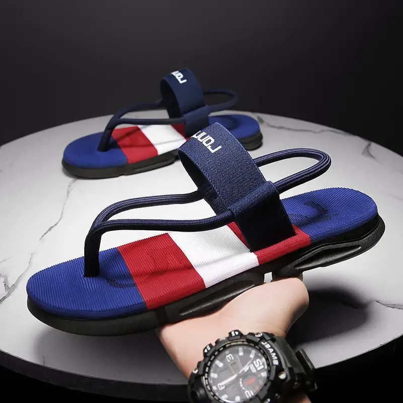 Men's Black Casual Flip-Flops Summer 2023