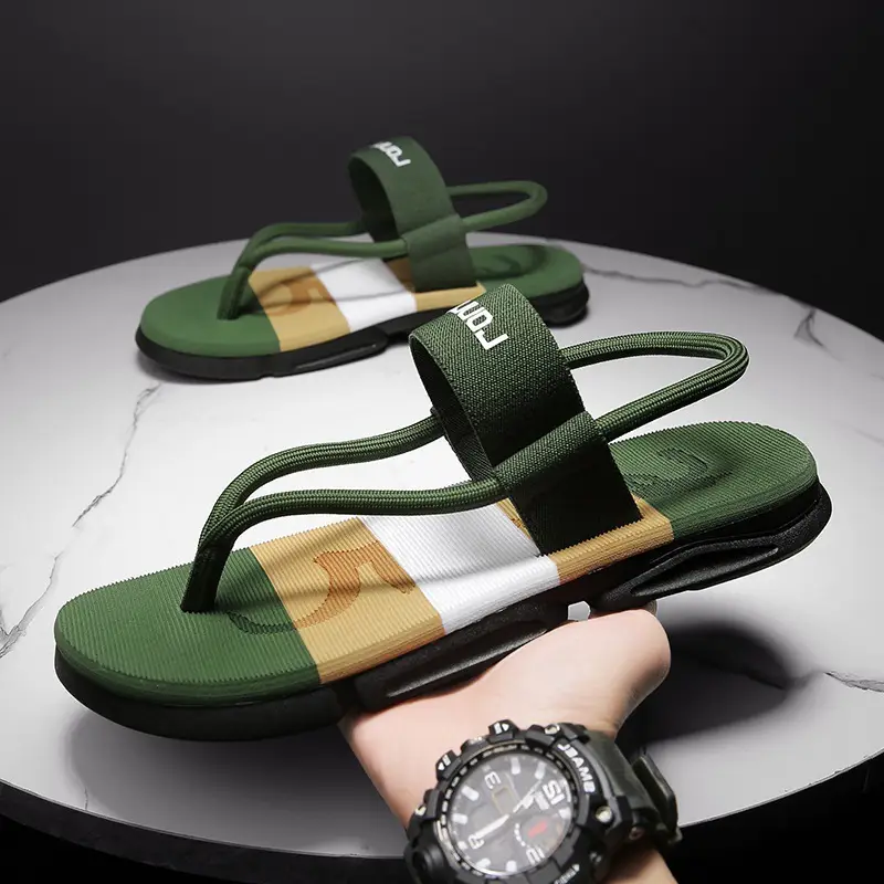 Men's Black Casual Flip-Flops Summer 2023