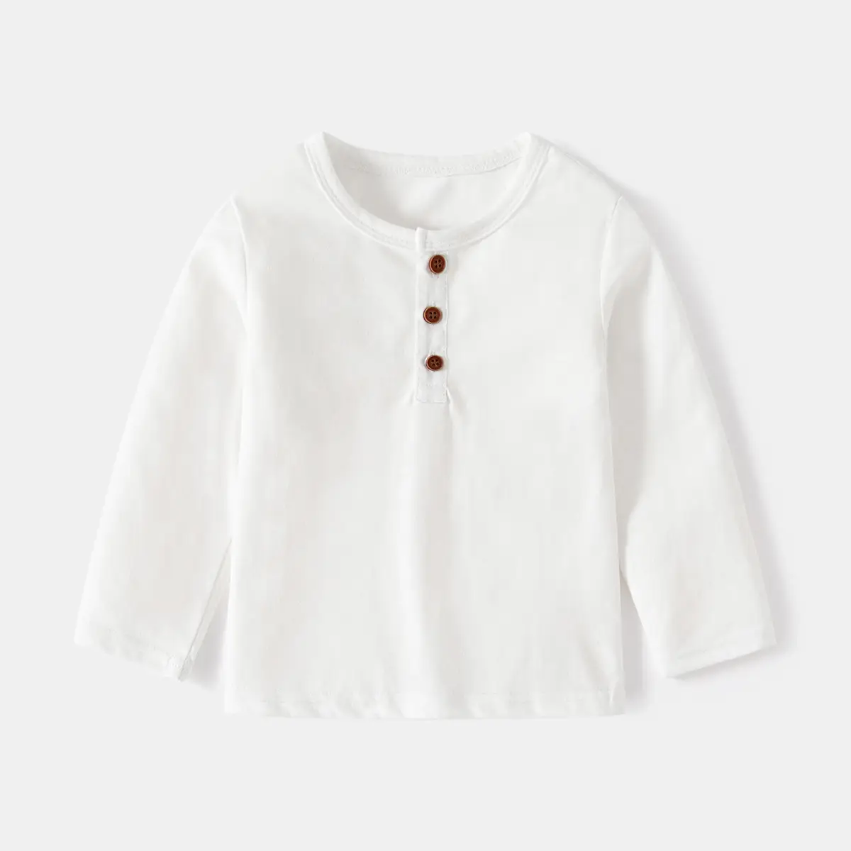 Blue Round Neck Long Sleeve T-Shirt for Boys - Image 3