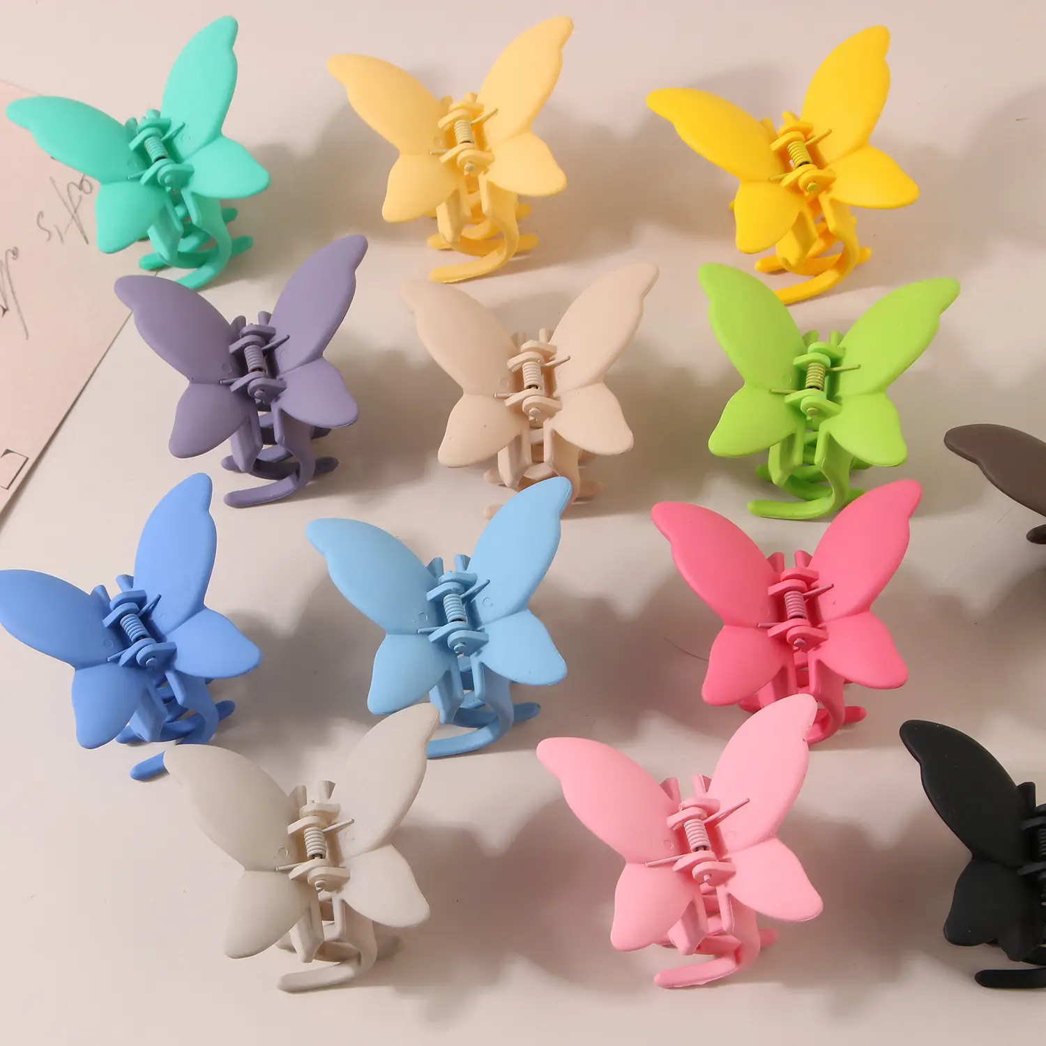 Abs Material Butterfly Hair Clips Set for Women — feature 4