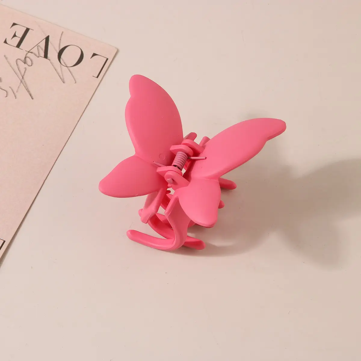 Abs Material Butterfly Hair Clips Set for Women