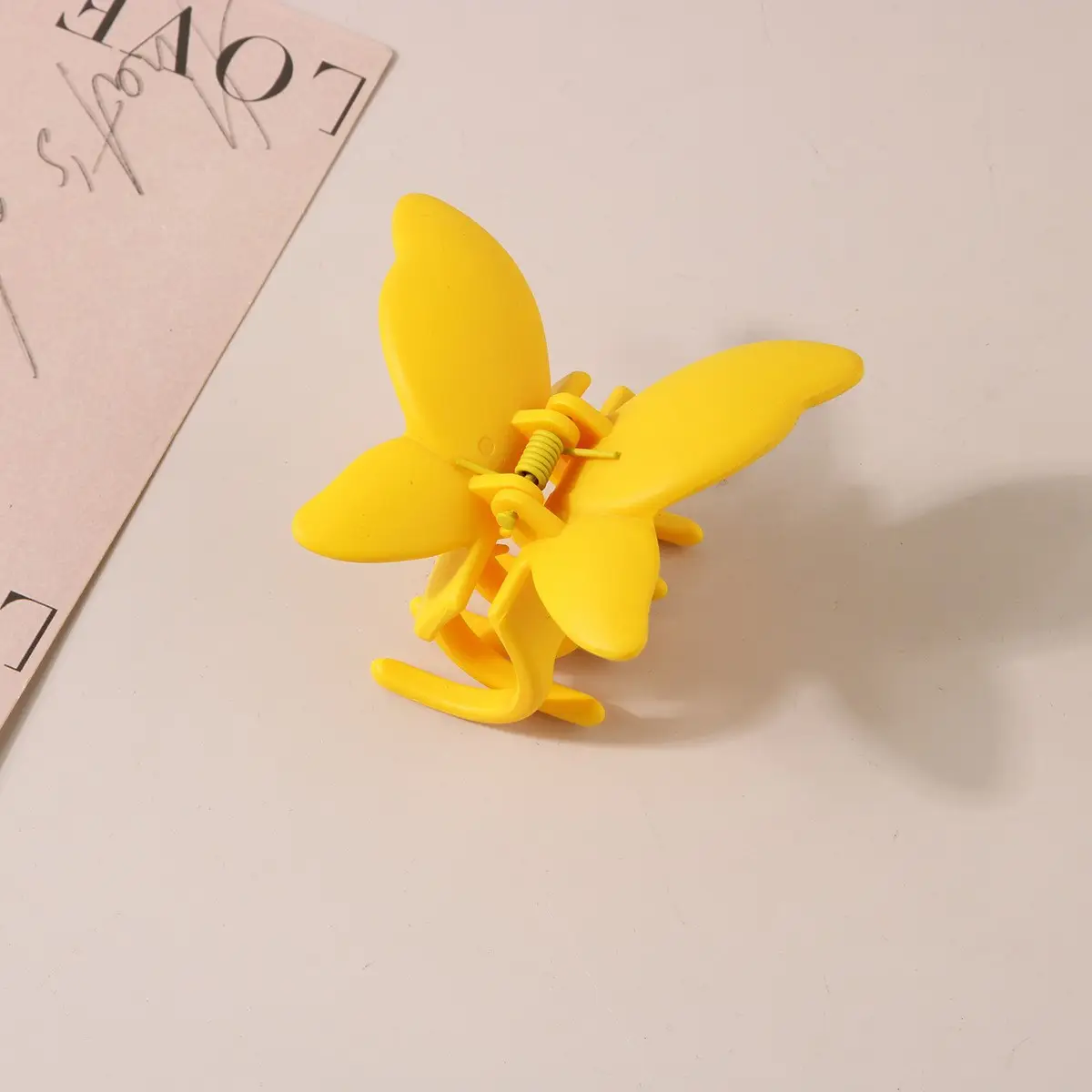 Abs Material Butterfly Hair Clips Set for Women