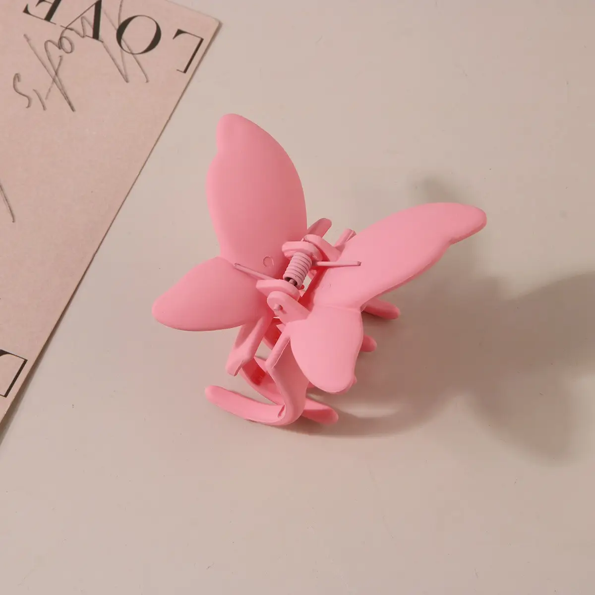 Abs Material Butterfly Hair Clips Set for Women