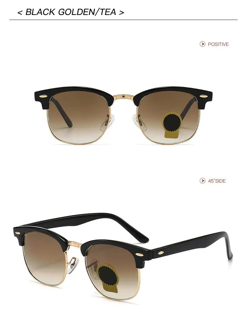 New Glass Sunglasses Willow Style Fashionable Casual 93016 — feature 13